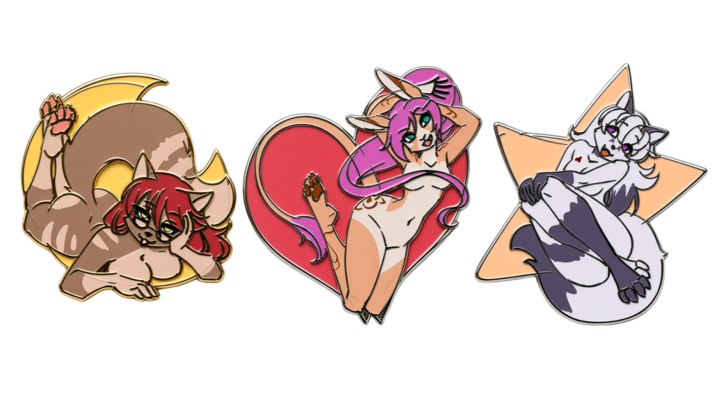 Moonlace Volume 1: Kickstarter Coming Soon enamel pins mocha jennifer hollyl removebg